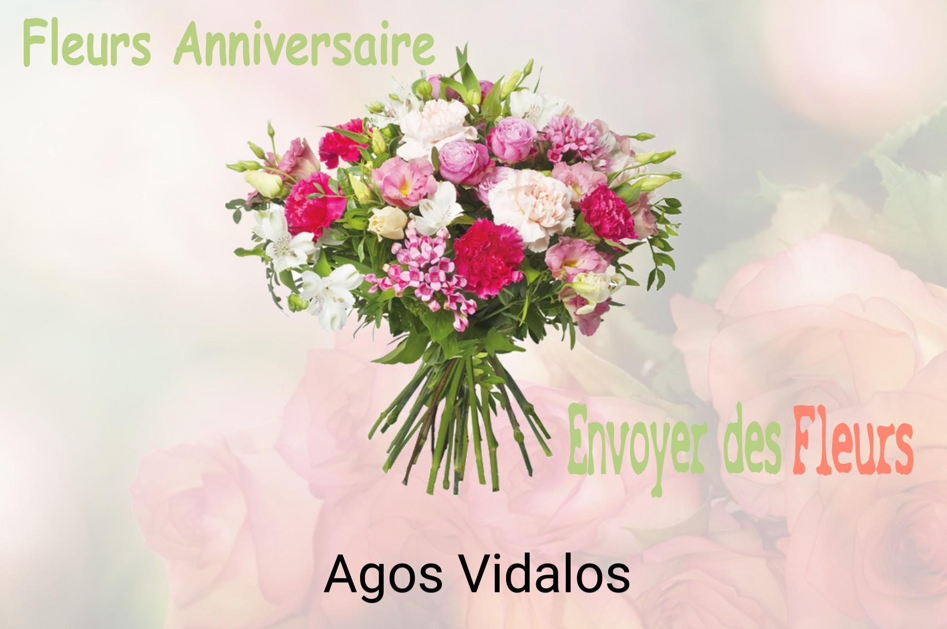 Bouquet de fleurs d’anniversaire livré à Agos-Vidalos